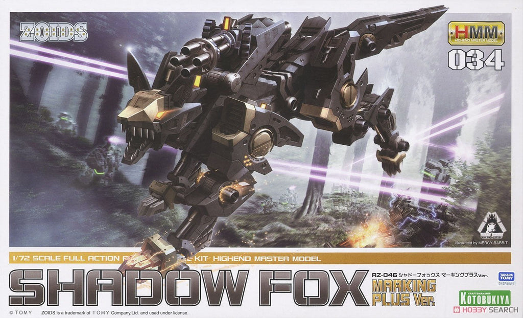 ZOIDS - SHADOW FOX HMM RZ 034 MARKING PLUS VERSION MODEL KIT