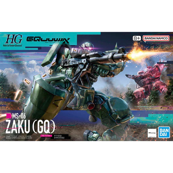 MOBILE SUIT GUNDAM GQUUUUUUX - ZAKU HGGQ 1/114 #10 HG MODEL KIT